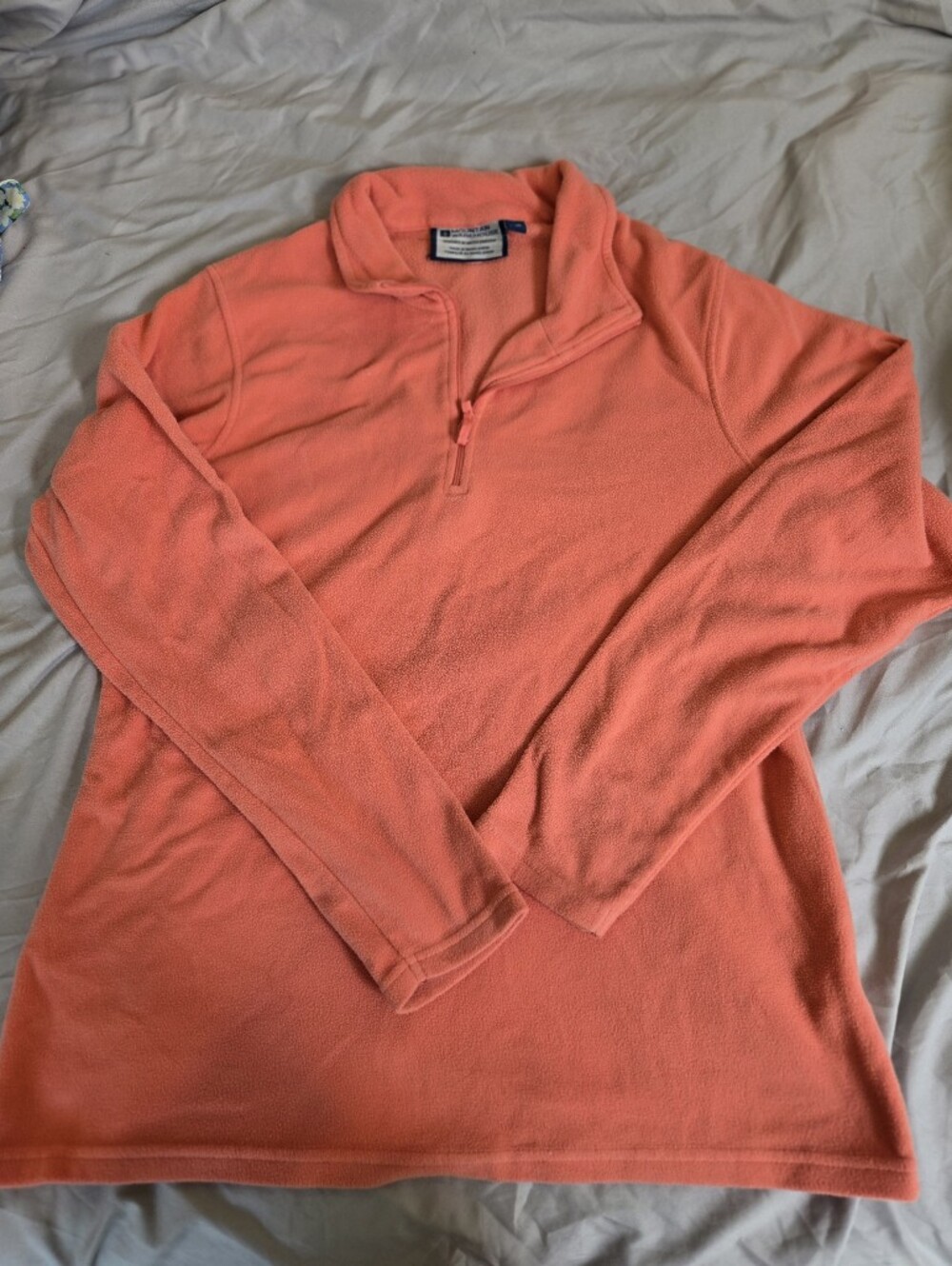 Mountain Warehouse Women’s Large Coral Microfleece 1/4 Zip Pullover